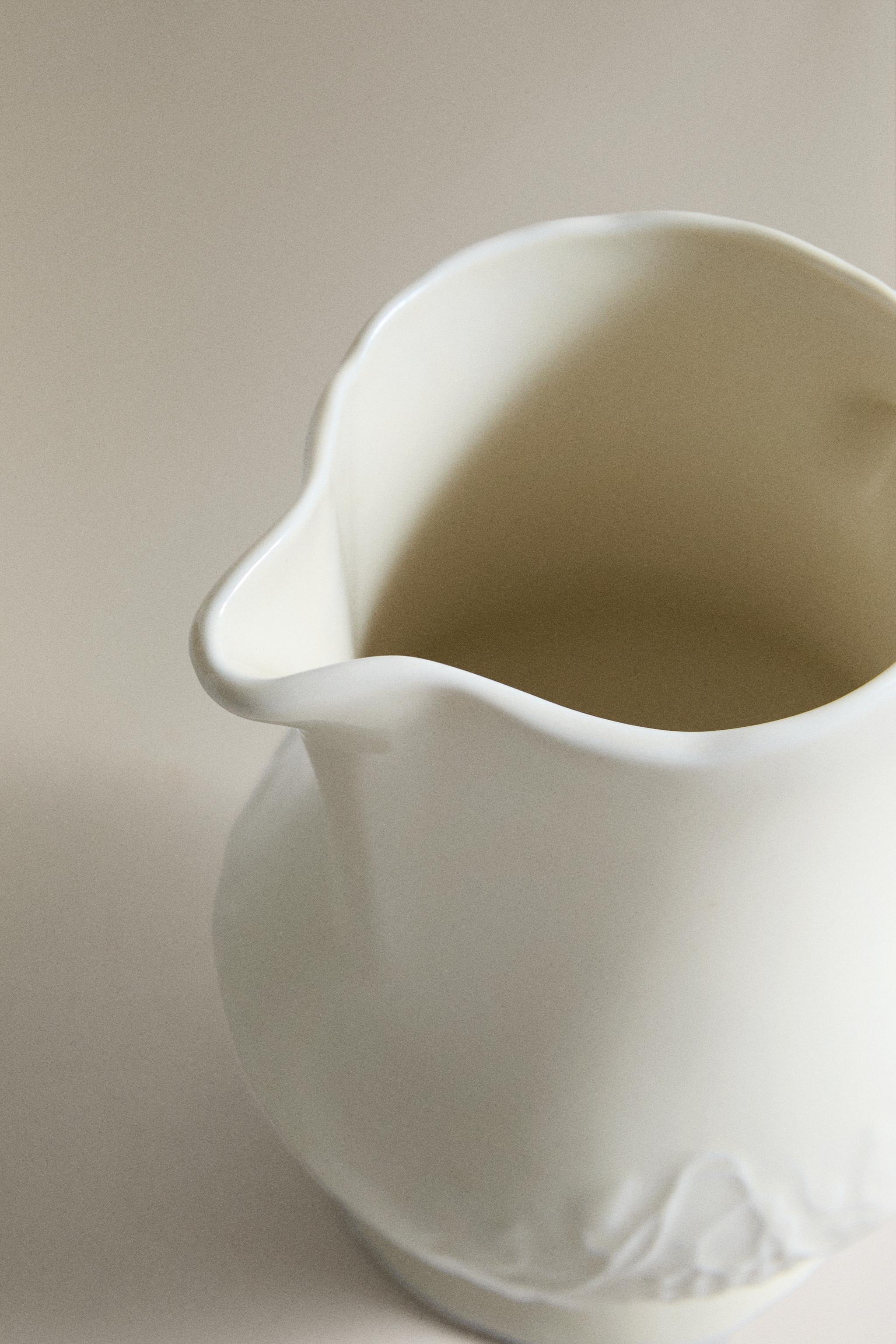 POT À LAIT PORCELAINE RAISINS